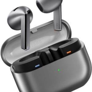 Samsung Galaxy Buds3 Wireless Bluetooth Earbuds, Adaptive EQ/ANC, Hi-Fi Sound, Silver