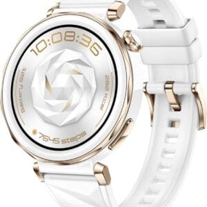 HUAWEI Watch GT5 Pro 42 mm Smartwatch, White, Ceramic Body, Sapphire Glass, Up to 7 Days Battery, Pro Sports Tracking