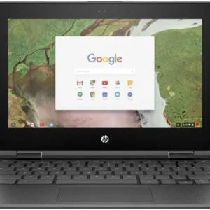 HP Chromebook 11 x360 G1 EE Laptop, 11.6-Inch Touchscreen, Intel Celeron, eMMC, Intel HD Graphics, Grey