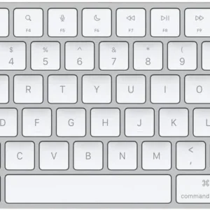 Apple Magic Keyboard MXCK3LL/A, Wireless & Rechargeable with Touch ID, USB-C, Silver